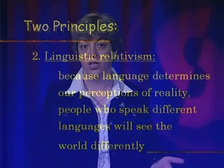 Sapir-Whorf Hypothesis in Interpersonal Communication