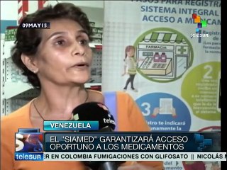 Venezuela asegura el abastecimiento de medicamentos a la población