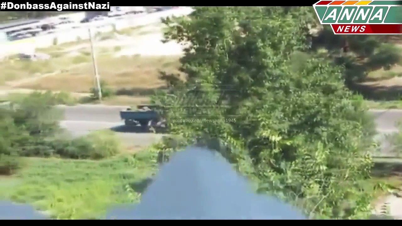 АТО Колонна Украинской бронетехники движется в Луганск  26 07 2014 ATO Ukrainian armored column move