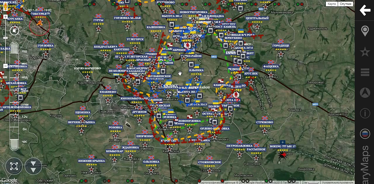 Меш карта боевых действий