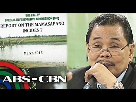 MILF report: Ceasefire violation, nilabag; SAF survivor, lumabag ng karapatang pantao