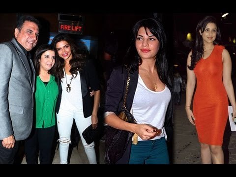 Deepika, Sonam,Zarine, Parineeti, Ranveer at Screening of Shirin Farhad Ki Toh Nikal Padi