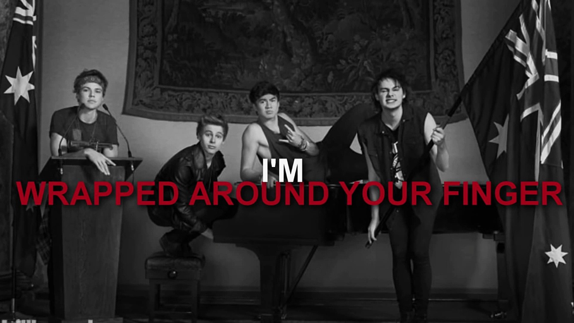 Wrapped Around Your Finger 5sos Lyrics Video Dailymotion
