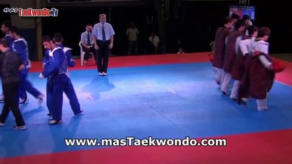 Iran vs. Korea - World Cup Taekwondo Team Championships - Aruba 2012