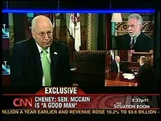 Wolf Blitzer, Dick Cheney discuss Mary's Pregnancy