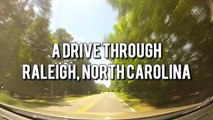 LET'S DRIVE! Scenic Drive Through Raleigh, North Carolina - Road Trip Time Lapse