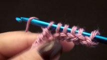 Simple Crochet - How to make the Afghan Tunisian Crochet Stitch