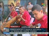 Los cinco héroes cubanos visitan Barinas, cuna del comandante Chávez