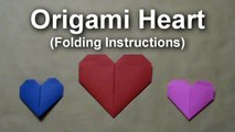 Origami Heart (Folding Instructions)