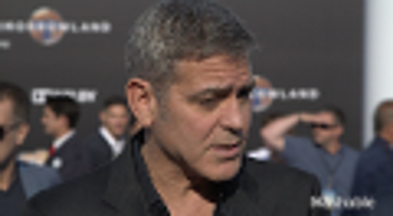 George Clooney Tomorrowland Premiere