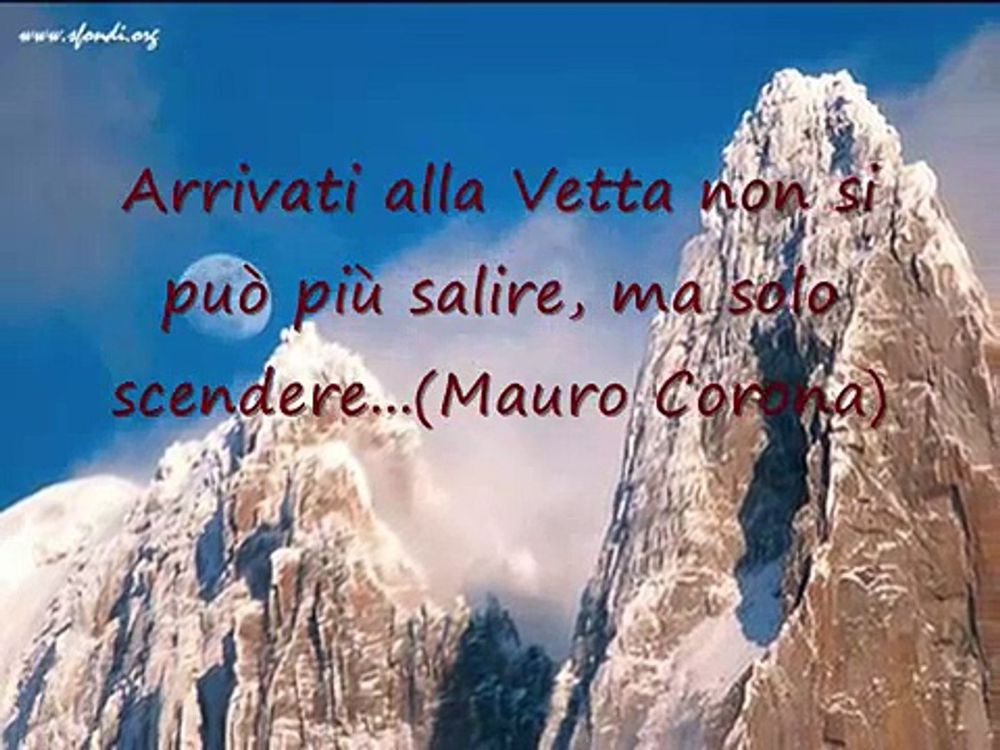 Montagna Alpinismo Con Musica Patch Adams Frasi Mauro Corona Video Dailymotion