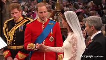 Royal wedding video: highlights of the ceremony of the wedding of Prince William to Kate Middleton