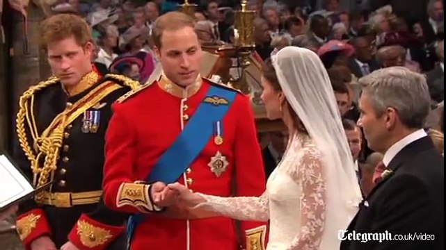 Royal wedding video: highlights of the ceremony of the wedding of Prince William to Kate Middleton