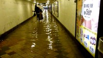 Flooding elevator in tunnel full of water @ Hellerup railway station
