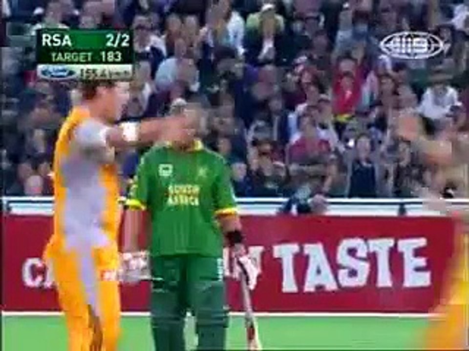 AB de Villiers Vs Shaun Tait Fatest Ball,How to Hurt AB de Villiers