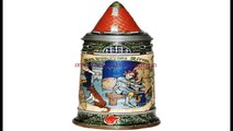 German Beer Steins - Bohemian Glass