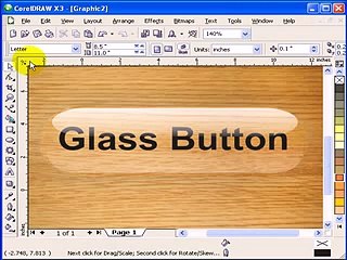 Glass Effect in CorelDraw
