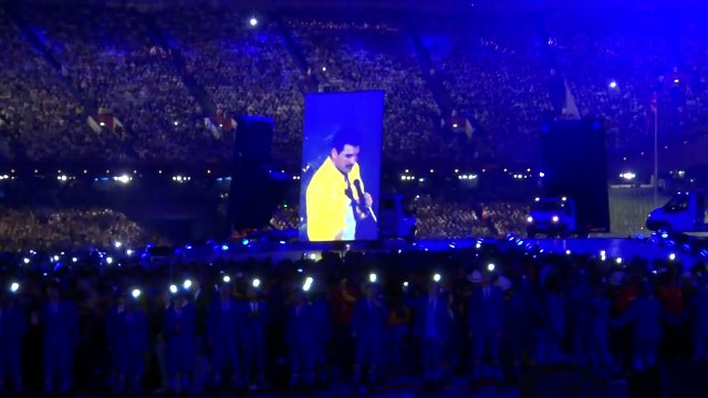 London 2012 Olympic Games closing Ceremony: Freddie Mercury/Brian May