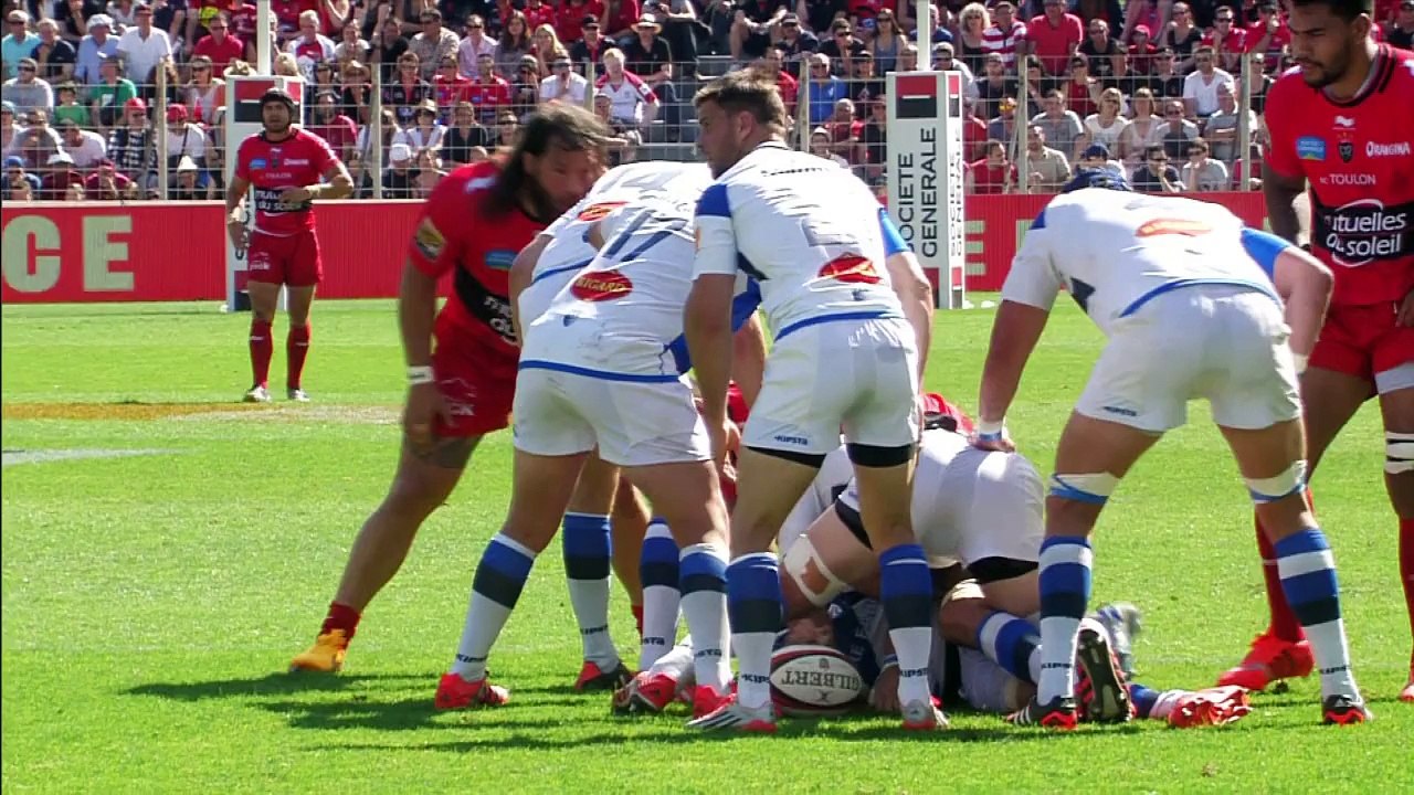 TOP14 - Toulon - Castres : Essai Romain Cabannes (CAS) - J24 - Saison 2014/2015