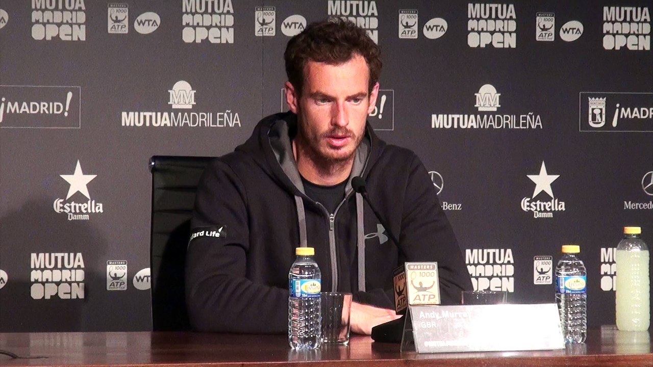 ATP - Madrid - Andy Murray évoque Rafael Nadal avant de jouer la finale à Madrid