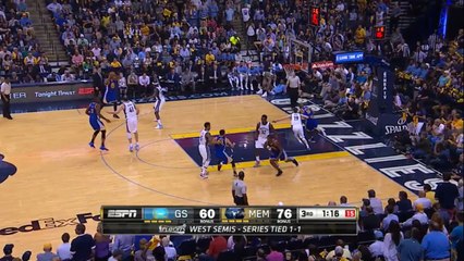 Le gros airball de Stephen Curry à 3-points
