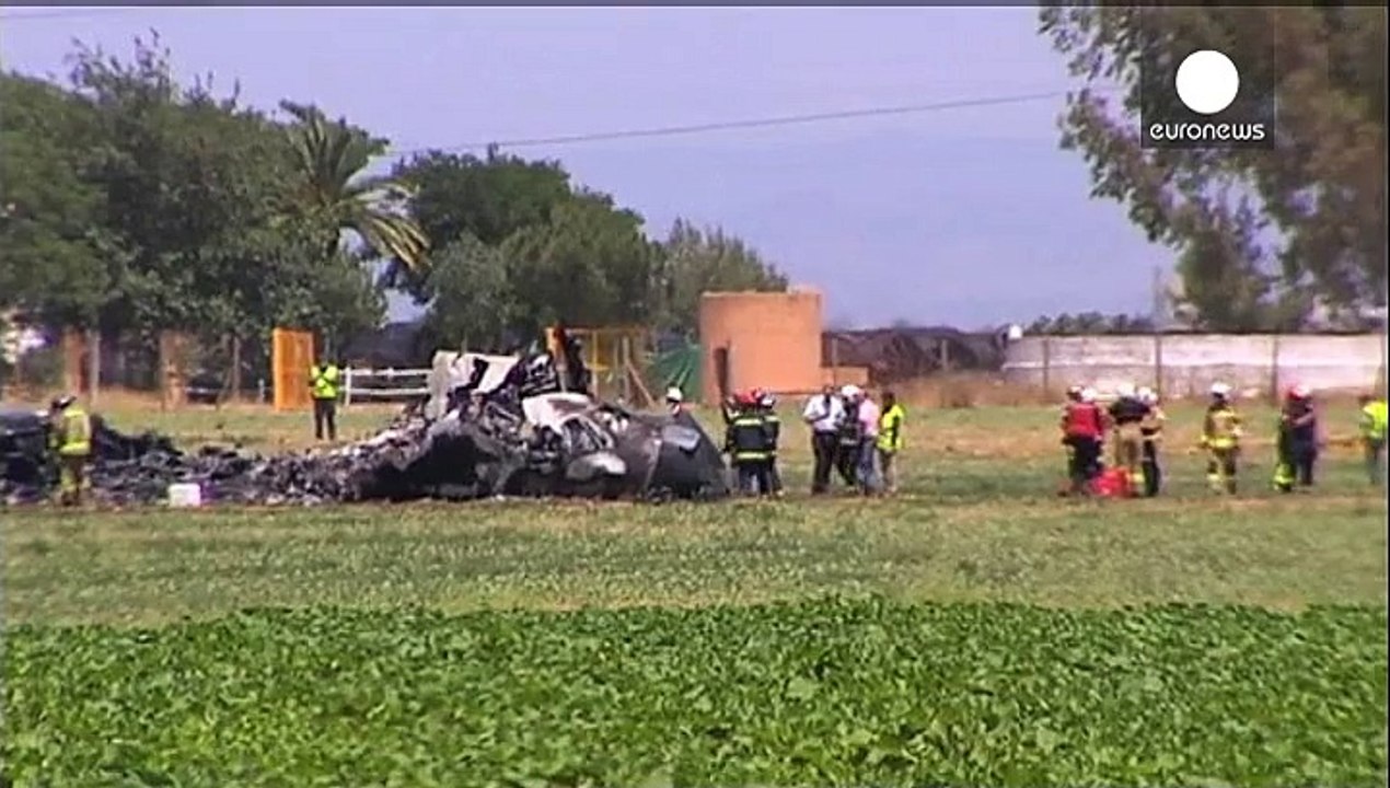 مقتل أربعة أشخاص في حادث تحطم طائرة شحن عسكرية في اسبانيا