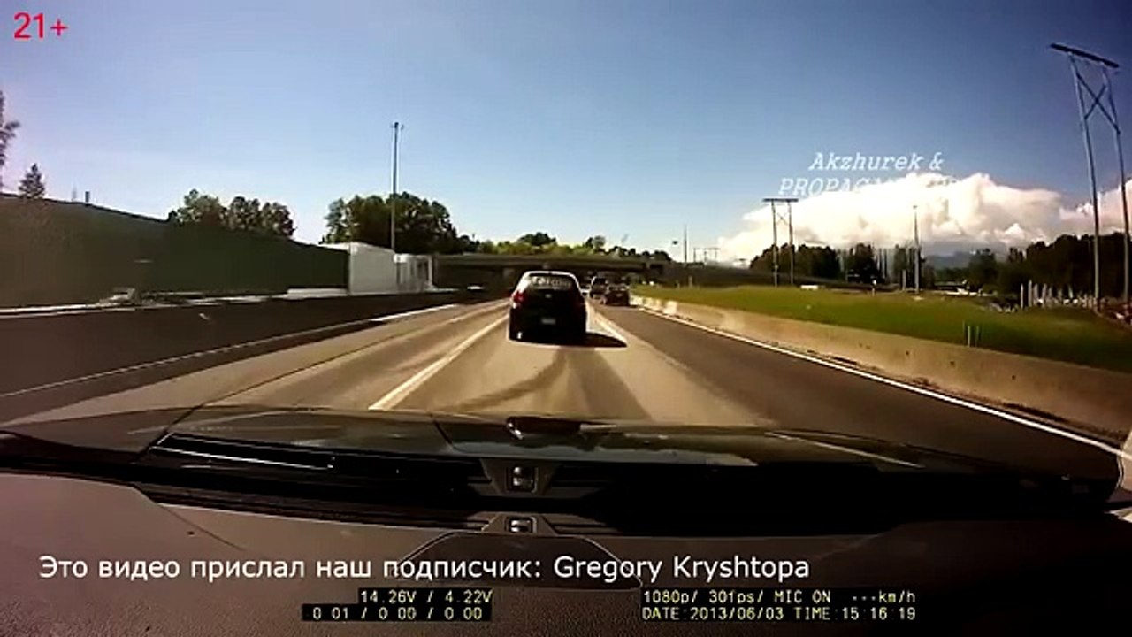 Жесткие и Глупые ДТП - подборка!