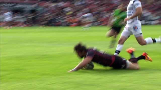 TOP14 - Toulouse - Brive : Essai Corey Flynn (ST) - J24 - Saison 2014/2015