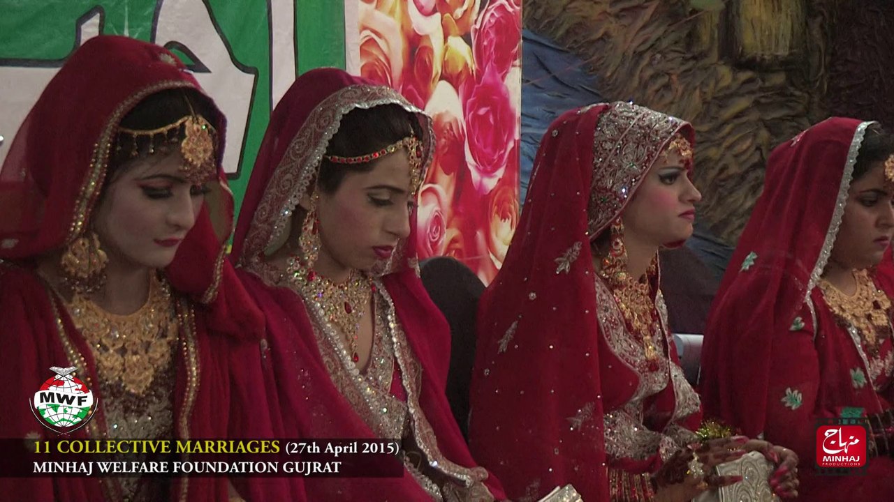 Mass marriage ceremony held under MWF Gujrat
