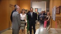 Sus Altezas Reales los Príncipes de Asturias visitan la exposición de Fray Junípero Serra