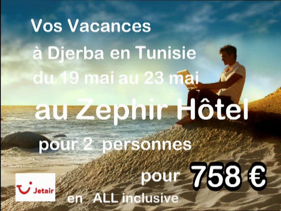 Recherche  last minute bon marché pour Djerba en Tunisie à l'hôtel Zephir, proposé par l'agence Sole Mio via Jetair