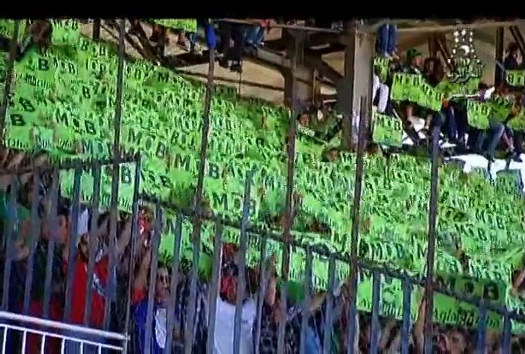 Tifo du MO Béjaïa en l'honneur de la Coupe d'Algérie