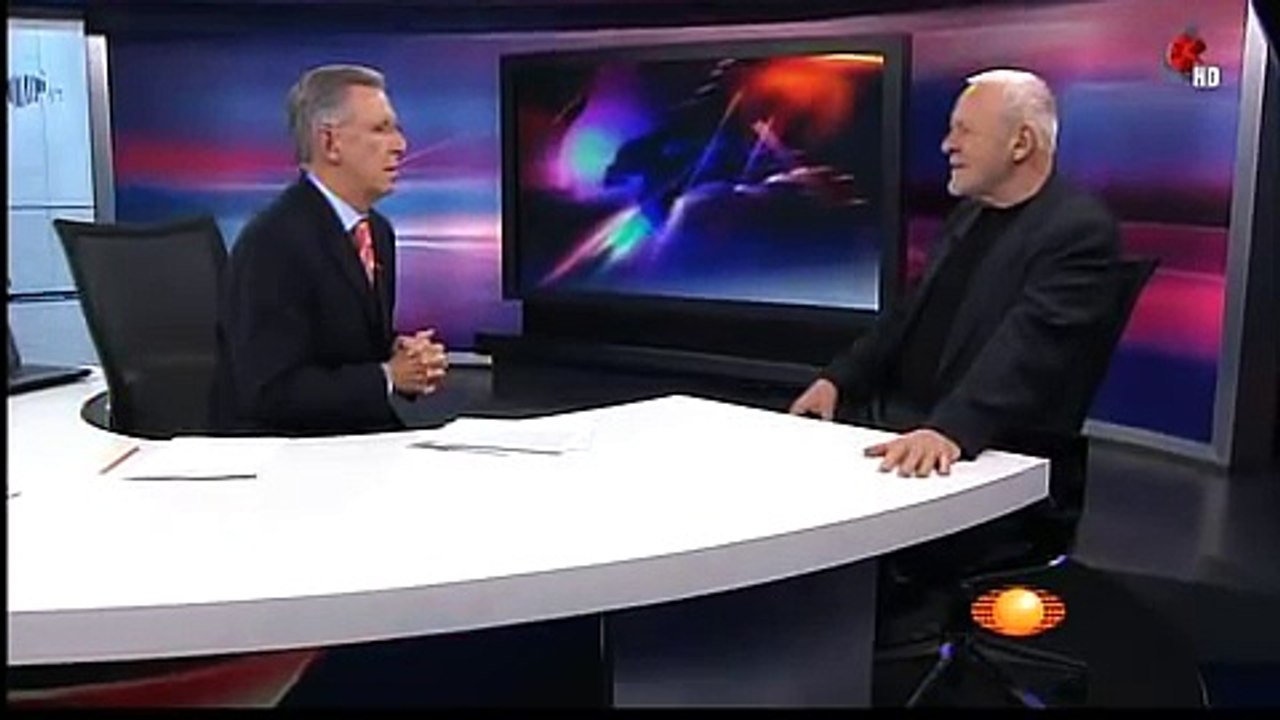 Entrevista de Lopez Dóriga a Anthony Hopkins (En "Ingles") o "Juay de rito"