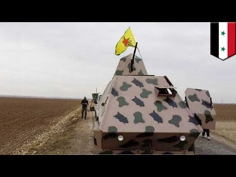 Mad Max-style homemade tanks help Kurds fight Islamic State militants