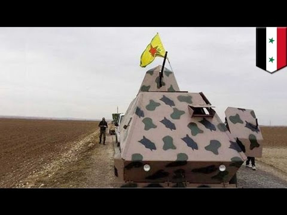 Mad Max-style homemade tanks help Kurds fight Islamic State militants