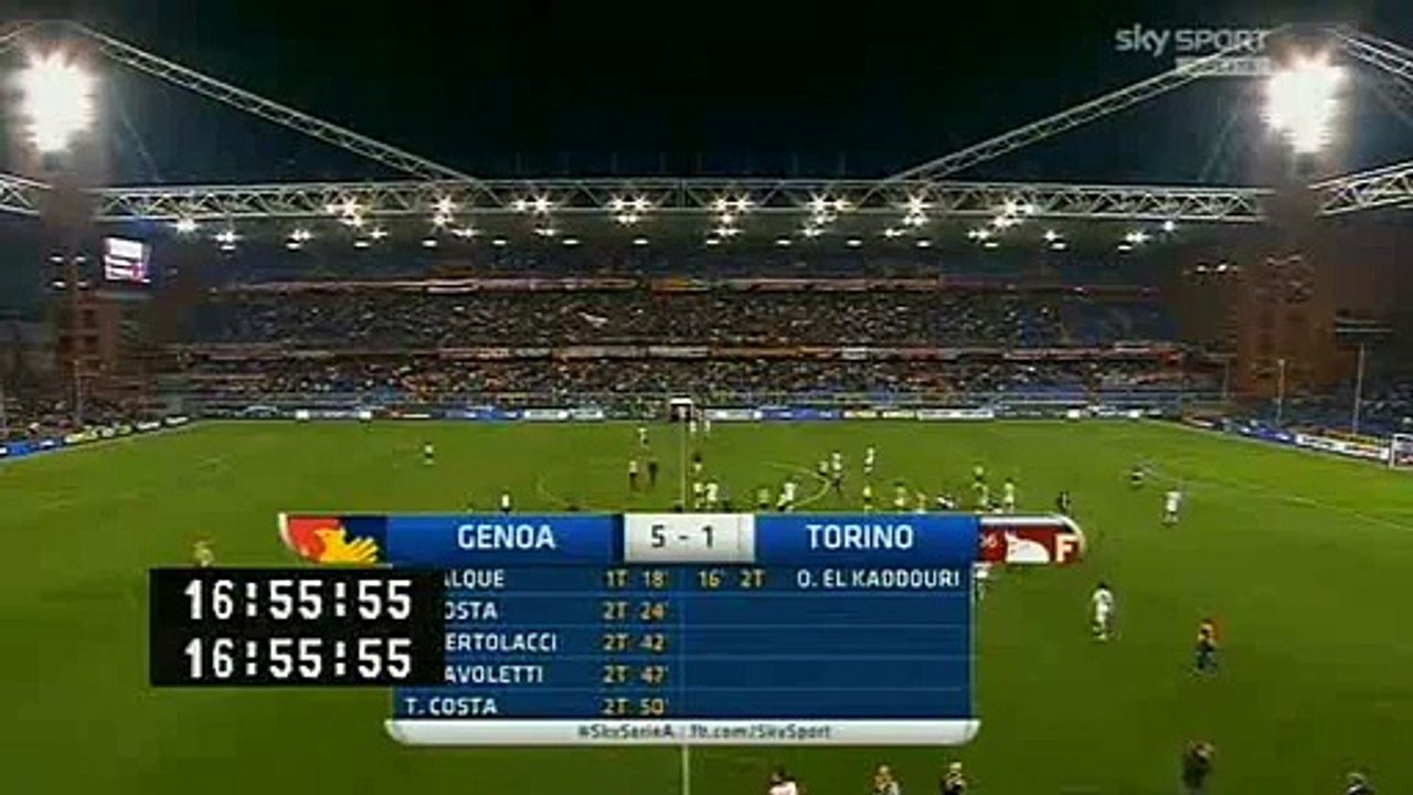 5-1 Tino Costa Second Goal - Genoa vs Torino 11.05.2015