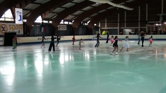 Programme libre Little Lilas (Vitry ) - 4ème en novices - Championnat de France 2015 de ballet sur glace