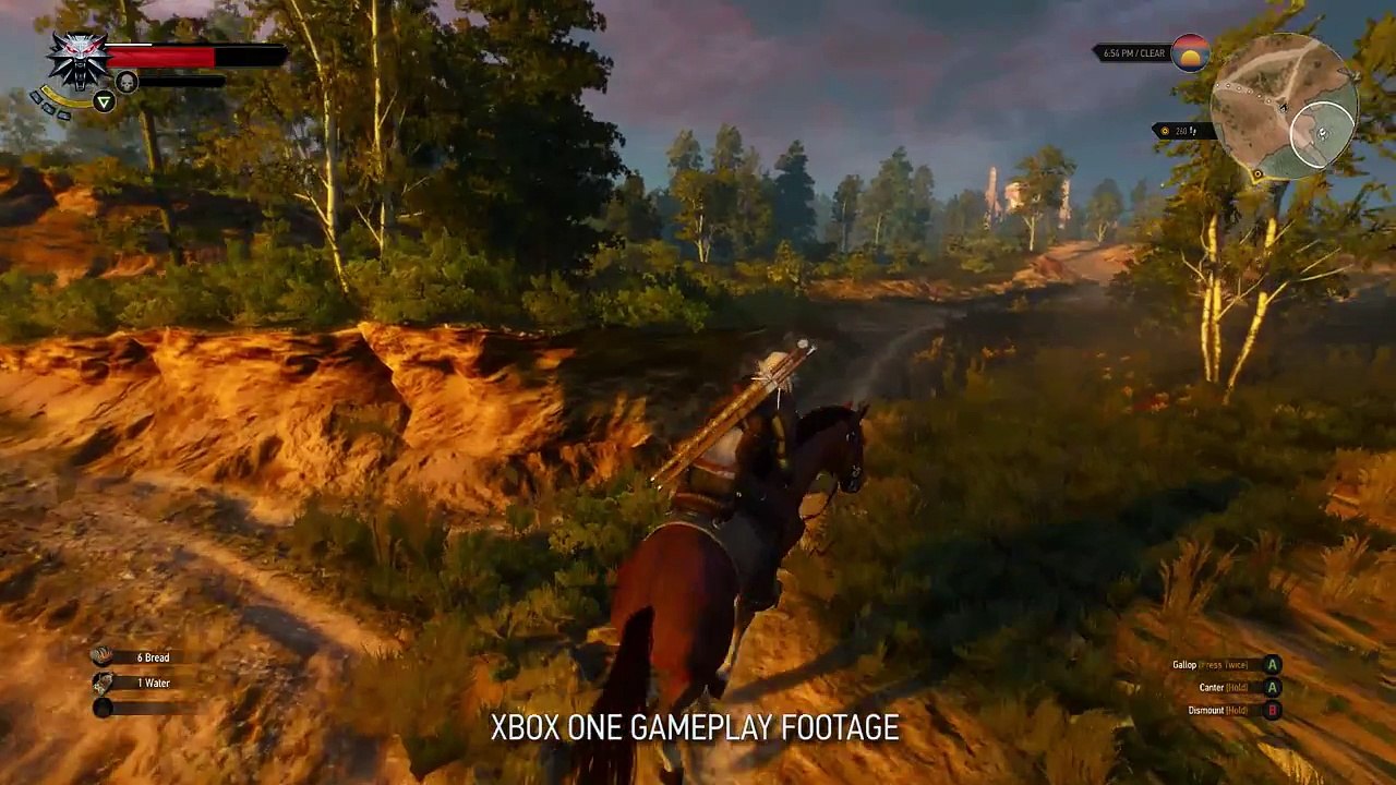 The Witcher III - Xbox One Gameplay