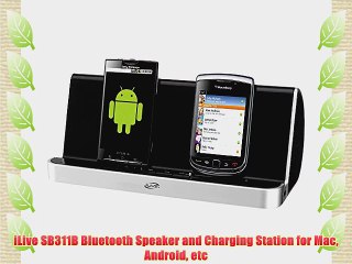 iLive SB311B Bluetooth Speaker and Charging Station for Mac Android etc