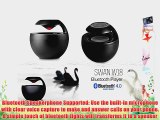 Kingtop Portable Bluetooth 4.0 Speaker NFC Support Swan Design with LED Touch Screen Work for