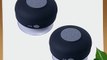 HDE Mini Rechargeable wireless Bluetooth Hands Free Mic Waterproof Outdoor Speaker (Black)