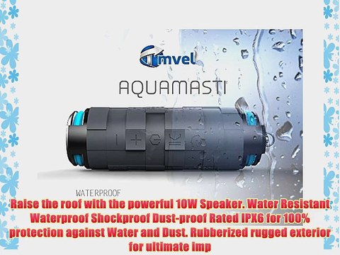 Tmvel Aquamasti Rugged Wireless Bluetooth 4.0 Shockproof/Water Resistant/Waterproof Speakers