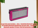 Bose SoundLink III Bluetooth Speaker with Soft Cover Bundle (Pink)