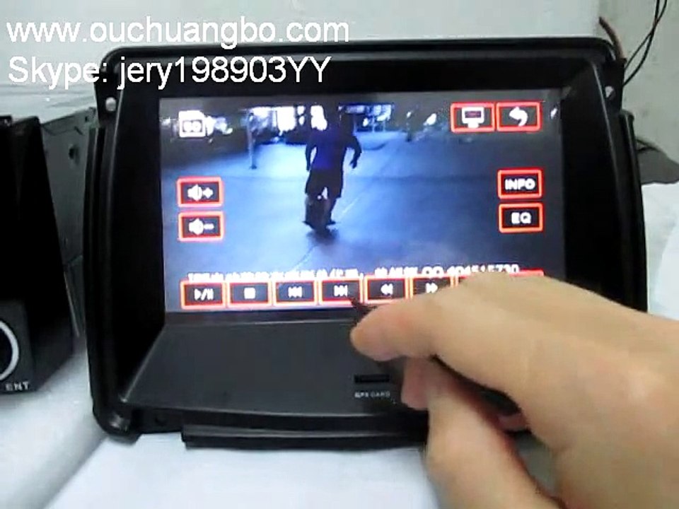 Ouchuangbo audio DVD sat navi Geely Gleagle GC7 SD card video