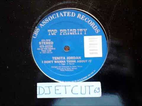 TENITA JORDAN -I DON'T WANNA THINK ABOUT IT(RIP ETCUT)CBS ASSOCIATED REC TOP PRIORITY 85