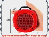 Divoom Airbeat-10 Wireless Bluetooth Water Resistant Bicycle/shower Speaker with Built-in Mic