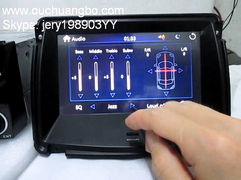 Ouchuangbo tape recorder DVD radio Geely Gleagle GC7 support spanish