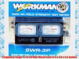 POWER / SWR METER CB Radio 100 Watts w/ 3' Jumper cable - Workman SWR3P