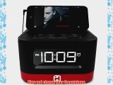 iHome Space Saver FM Stereo Alarm Clock Radio with USB Charging (iHM50R)