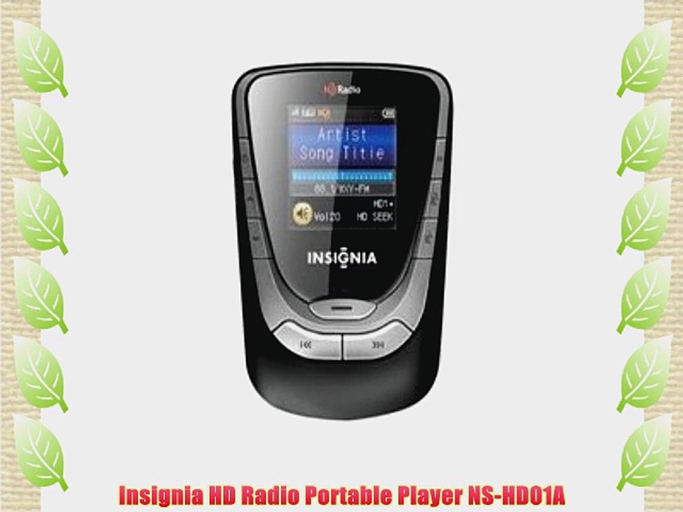 Insignia HD Radio Portable Player NS-HD01A